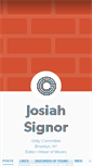 Mobile Screenshot of josiahsignor.com